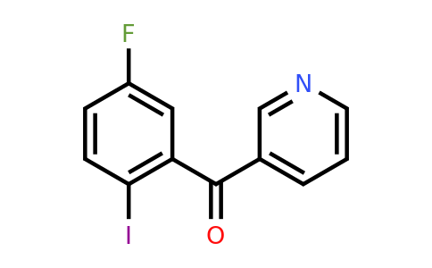 1261488-54-3 | 3-(5-Fluoro-2-iodobenzoyl)pyridine