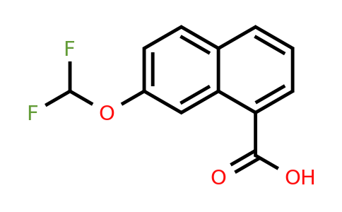 1261488-85-0 | 2-(Difluoromethoxy)naphthalene-8-carboxylic acid