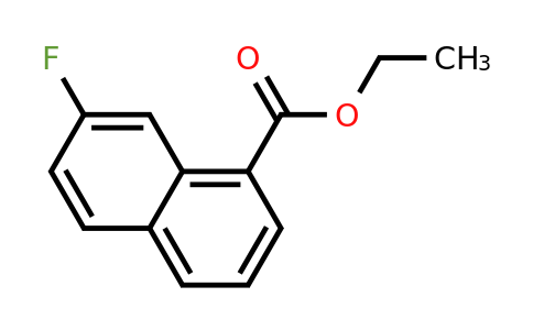 1261489-48-8 | Ethyl 7-fluoronaphthalene-1-carboxylate