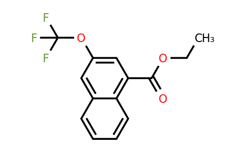 1261489-86-4 | Ethyl 2-(trifluoromethoxy)naphthalene-4-carboxylate