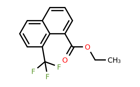 1261489-96-6 | Ethyl 1-(trifluoromethyl)naphthalene-8-carboxylate