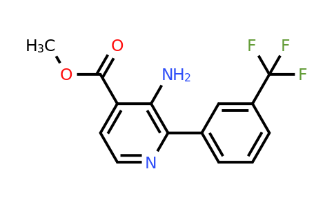 1261492-11-8 | Methyl 3-amino-2-(3-(trifluoromethyl)phenyl)isonicotinate