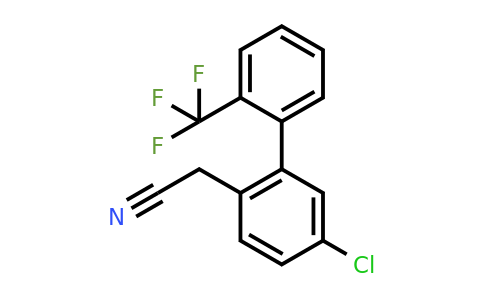 1261492-55-0 | 5-Chloro-2'-(trifluoromethyl)biphenyl-2-acetonitrile
