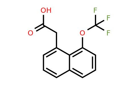 1261493-15-5 | 1-(Trifluoromethoxy)naphthalene-8-acetic acid