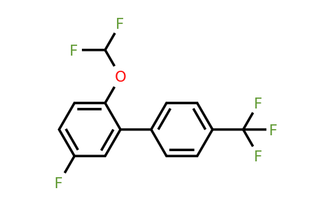 1261493-82-6 | 2-(Difluoromethoxy)-5-fluoro-4'-(trifluoromethyl)biphenyl