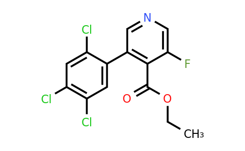 1261494-82-9 | Ethyl 3-fluoro-5-(2,4,5-trichlorophenyl)isonicotinate