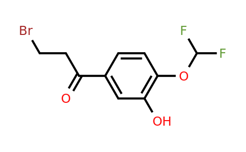 1261495-16-2 | 3-Bromo-4'-(difluoromethoxy)-3'-hydroxypropiophenone
