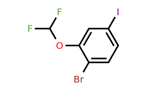 1261495-19-5 | 4-Bromo-3-(difluoromethoxy)iodobenzene