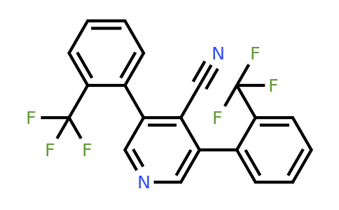 1261495-24-2 | 3,5-Bis(2-(trifluoromethyl)phenyl)isonicotinonitrile