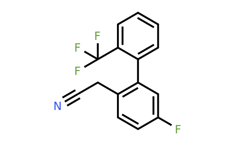 1261495-48-0 | 5-Fluoro-2'-(trifluoromethyl)biphenyl-2-acetonitrile