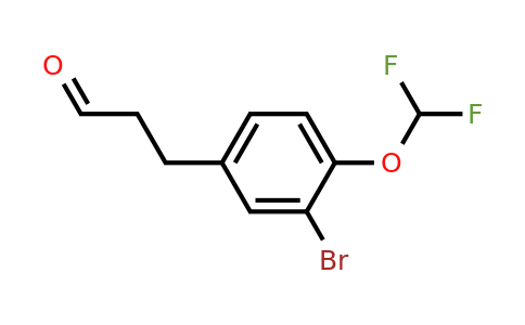 1261495-53-7 | 3-(3'-Bromo-4'-(difluoromethoxy)phenyl)propionaldehyde