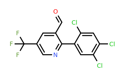 1261496-85-8 | 2-(2,4,5-Trichlorophenyl)-5-(trifluoromethyl)nicotinaldehyde