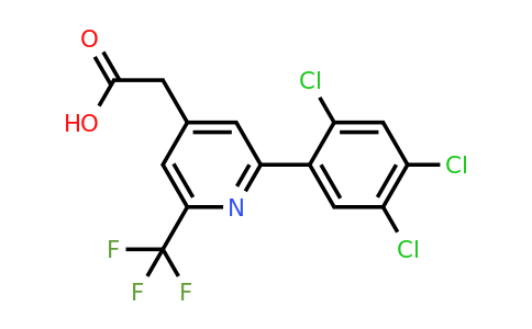 1261496-96-1 | 2-(2,4,5-Trichlorophenyl)-6-(trifluoromethyl)pyridine-4-acetic acid