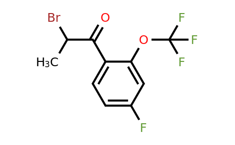 1261497-22-6 | 2-Bromo-4'-fluoro-2'-(trifluoromethoxy)propiophenone