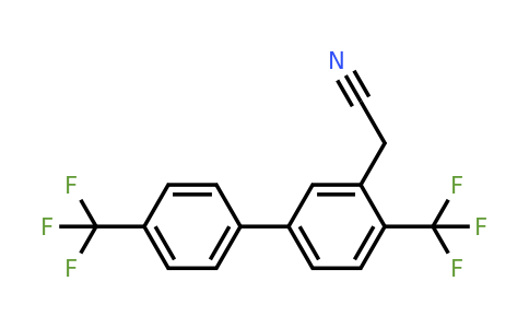 1261497-30-6 | 4,4'-Bis(trifluoromethyl)biphenyl-3-acetonitrile
