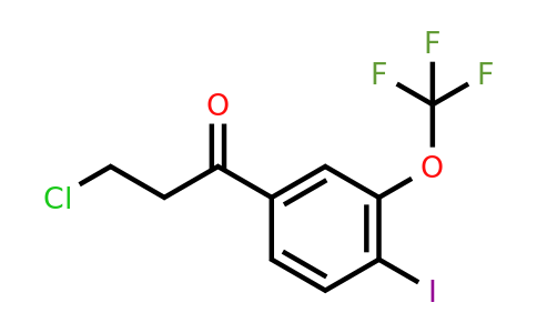 1261497-88-4 | 3-Chloro-4'-iodo-3'-(trifluoromethoxy)propiophenone