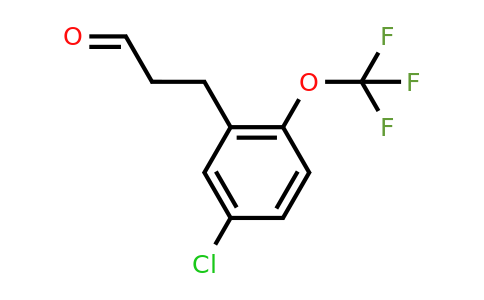 1261498-37-6 | 3-(5'-Chloro-2'-(trifluoromethoxy)phenyl)propionaldehyde