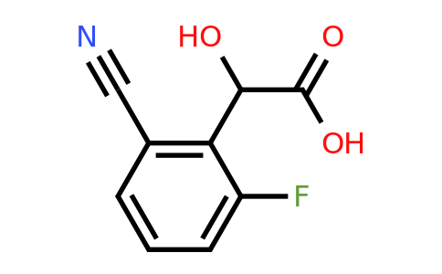 1261498-90-1 | 2-Cyano-6-fluoromandelic acid