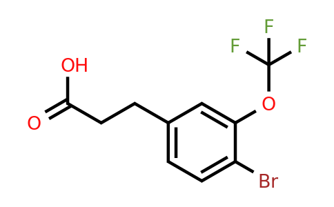 1261499-09-5 | 3-(4'-Bromo-3'-(trifluoromethoxy)phenyl)propionic acid