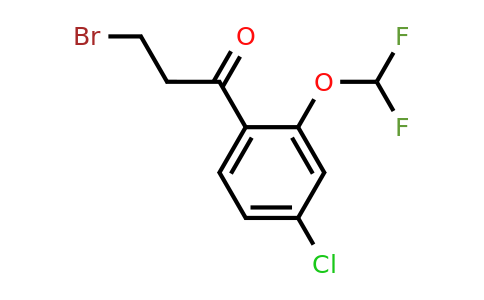 1261499-23-3 | 3-Bromo-4'-chloro-2'-(difluoromethoxy)propiophenone