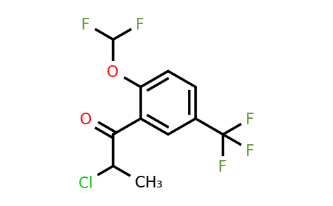 1261499-64-2 | 2-Chloro-2'-(difluoromethoxy)-5'-(trifluoromethyl)propiophenone