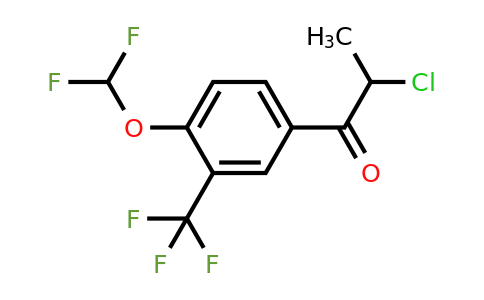 1261499-68-6 | 2-Chloro-4'-(difluoromethoxy)-3'-(trifluoromethyl)propiophenone