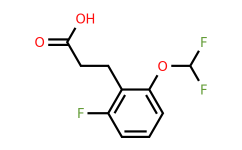 1261499-76-6 | 3-(2'-(Difluoromethoxy)-6'-fluorophenyl)propionic acid