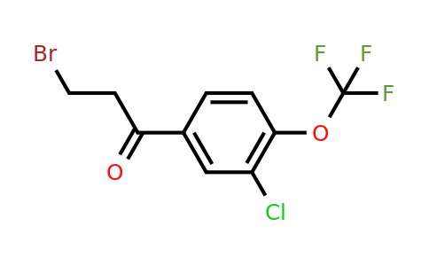 1261499-77-7 | 3-Bromo-3'-chloro-4'-(trifluoromethoxy)propiophenone