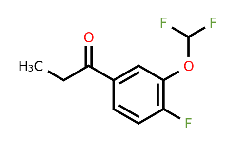 1261499-80-2 | 3'-(Difluoromethoxy)-4'-fluoropropiophenone