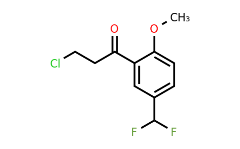3-Chloro-5'-(difluoromethyl)-2'-methoxypropiophenone