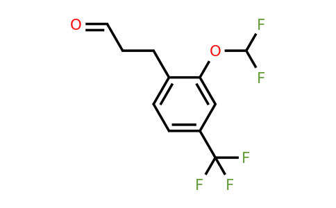 1261499-99-3 | 3-(2'-(Difluoromethoxy)-4'-(trifluoromethyl)phenyl)propionaldehyde
