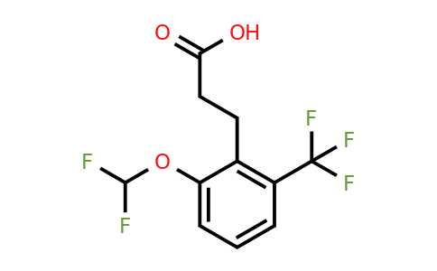 1261500-00-8 | 3-(2'-(Difluoromethoxy)-6'-(trifluoromethyl)phenyl)propionic acid