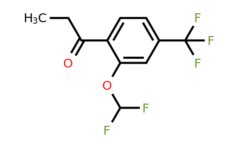 1261500-02-0 | 2'-(Difluoromethoxy)-4'-(trifluoromethyl)propiophenone