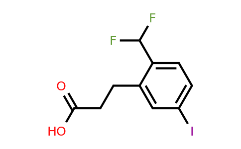 1261500-11-1 | 3-(2'-(Difluoromethyl)-5'-iodophenyl)propionic acid