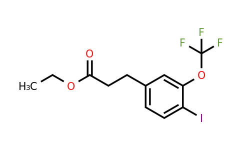 1261500-53-1 | Ethyl 3-(4'-iodo-3'-(trifluoromethoxy)phenyl)propionate