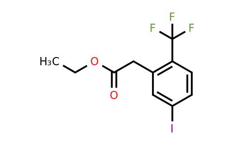 1261500-55-3 | Ethyl 5-iodo-2-(trifluoromethyl)phenylacetate