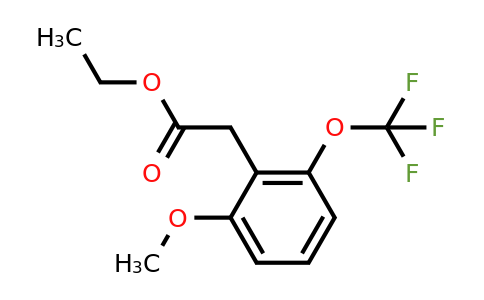 1261500-57-5 | Ethyl 2-methoxy-6-(trifluoromethoxy)phenylacetate