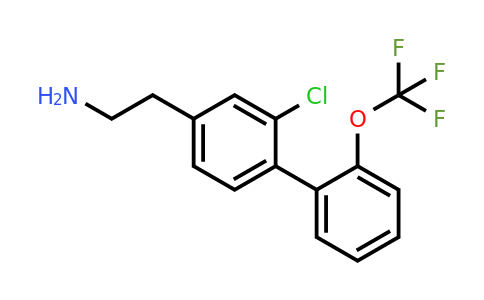 1261501-34-1 | 2-Chloro-2'-(trifluoromethoxy)biphenyl-4-ethylamine