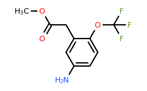 1261501-54-5 | Methyl 5-amino-2-(trifluoromethoxy)phenylacetate