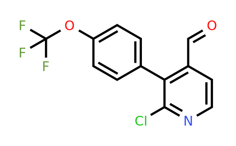 1261501-55-6 | 2-Chloro-3-(4-(trifluoromethoxy)phenyl)isonicotinaldehyde