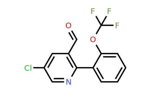 1261501-57-8 | 5-Chloro-2-(2-(trifluoromethoxy)phenyl)nicotinaldehyde