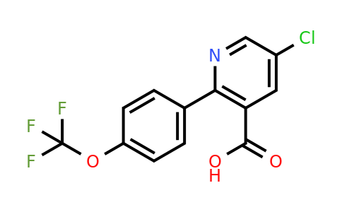1261501-61-4 | 5-Chloro-2-(4-(trifluoromethoxy)phenyl)nicotinic acid