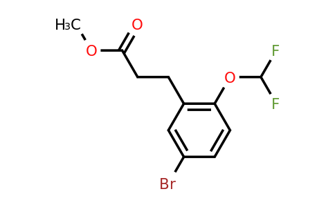 1261501-64-7 | Methyl 3-(5'-bromo-2'-(difluoromethoxy)phenyl)propionate