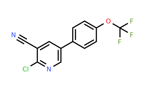 1261501-65-8 | 2-Chloro-5-(4-(trifluoromethoxy)phenyl)nicotinonitrile