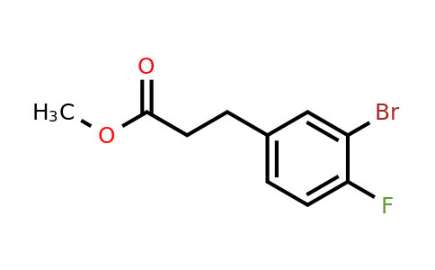 1261501-67-0 | Methyl 3-(3'-bromo-4'-fluorophenyl)propionate