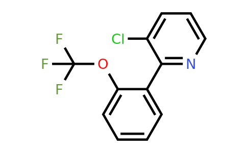 1261501-80-7 | 3-Chloro-2-(2-(trifluoromethoxy)phenyl)pyridine