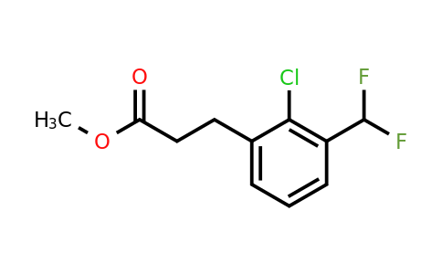 1261501-89-6 | Methyl 3-(2'-chloro-3'-(difluoromethyl)phenyl)propionate