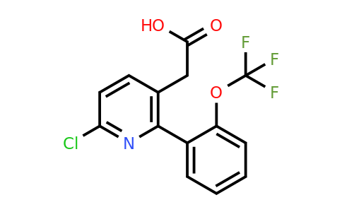 1261501-91-0 | 6-Chloro-2-(2-(trifluoromethoxy)phenyl)pyridine-3-acetic acid