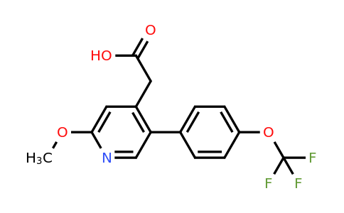 1261502-30-0 | 2-Methoxy-5-(4-(trifluoromethoxy)phenyl)pyridine-4-acetic acid