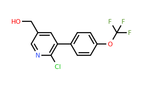 1261502-37-7 | 2-Chloro-3-(4-(trifluoromethoxy)phenyl)pyridine-5-methanol
